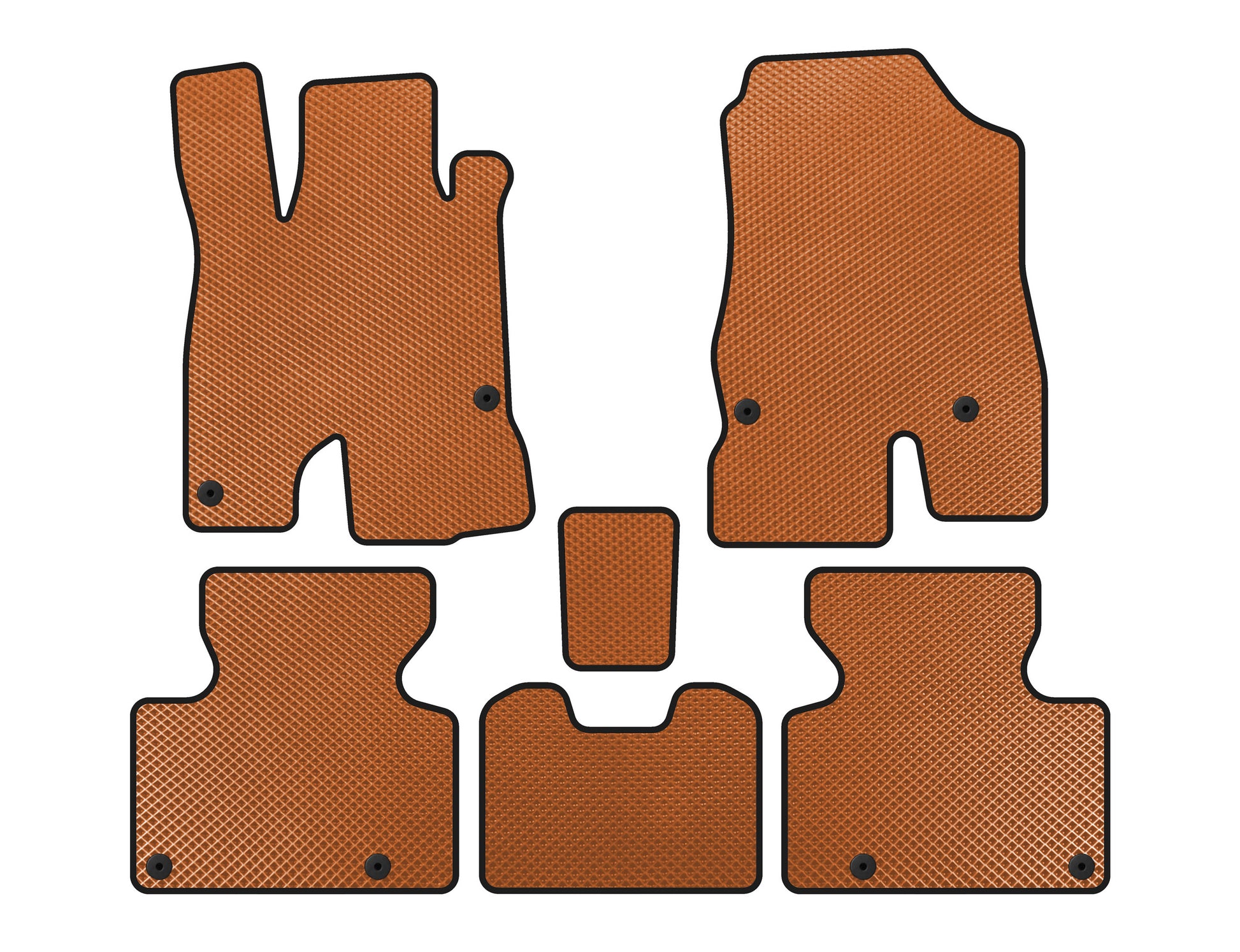 EVA Floor Mats (Orange) for Honda Clarity 2016- - image 1