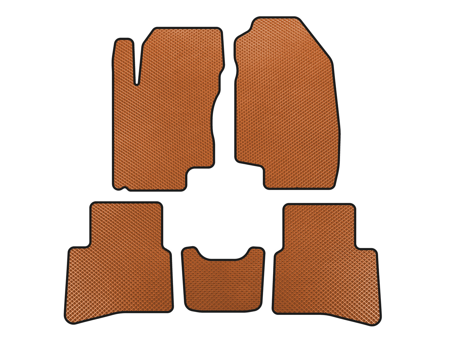 EVA Floor Mats (Orange) for JAC S3 2014- - image 1