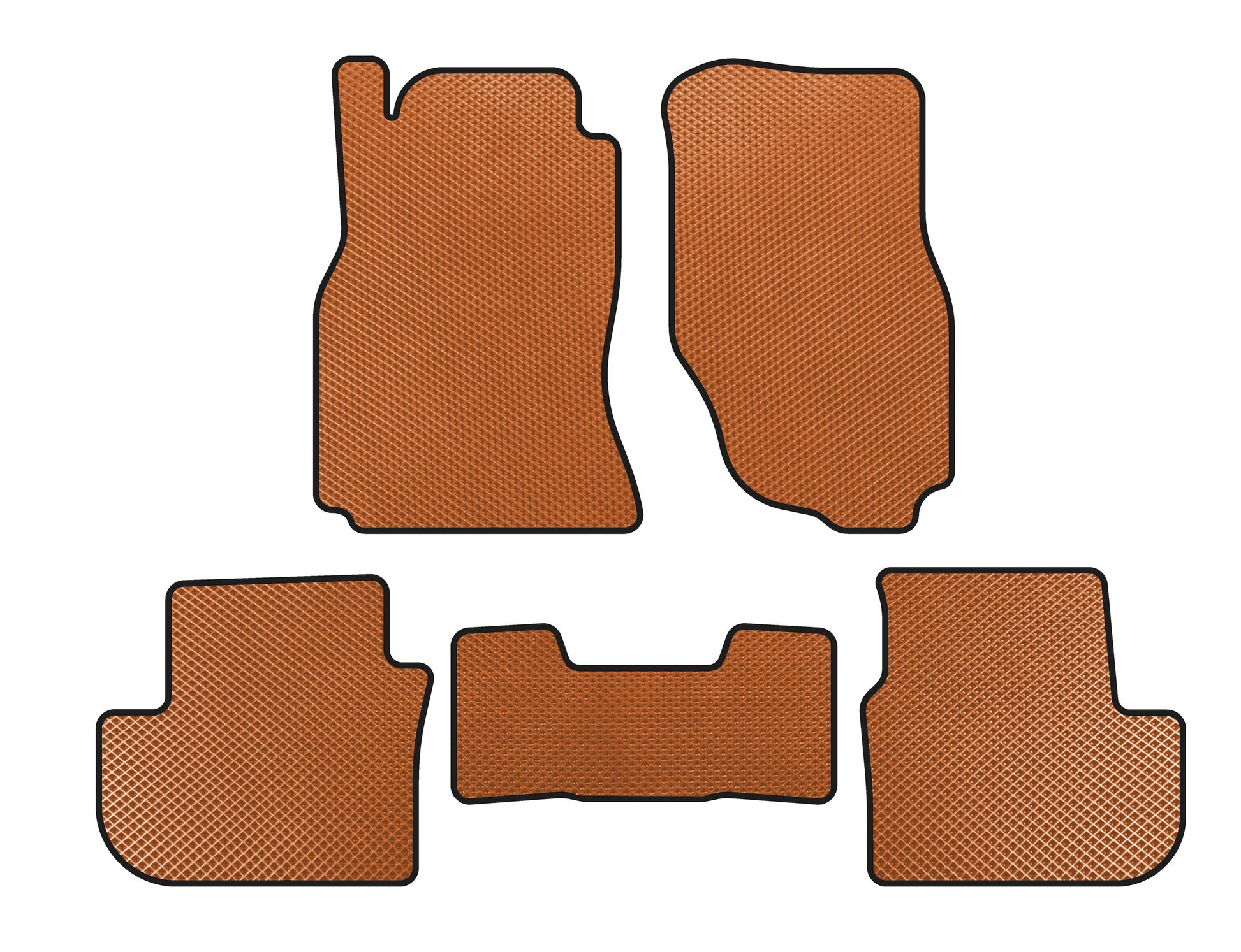 EVA Floor Mats (SD, Orange) for Infiniti G35 (V35/CV35) 2003-2007 - image 1