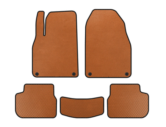 EVA Floor Mats (Orange) for Saab 9-3 2002-2014 - image 1