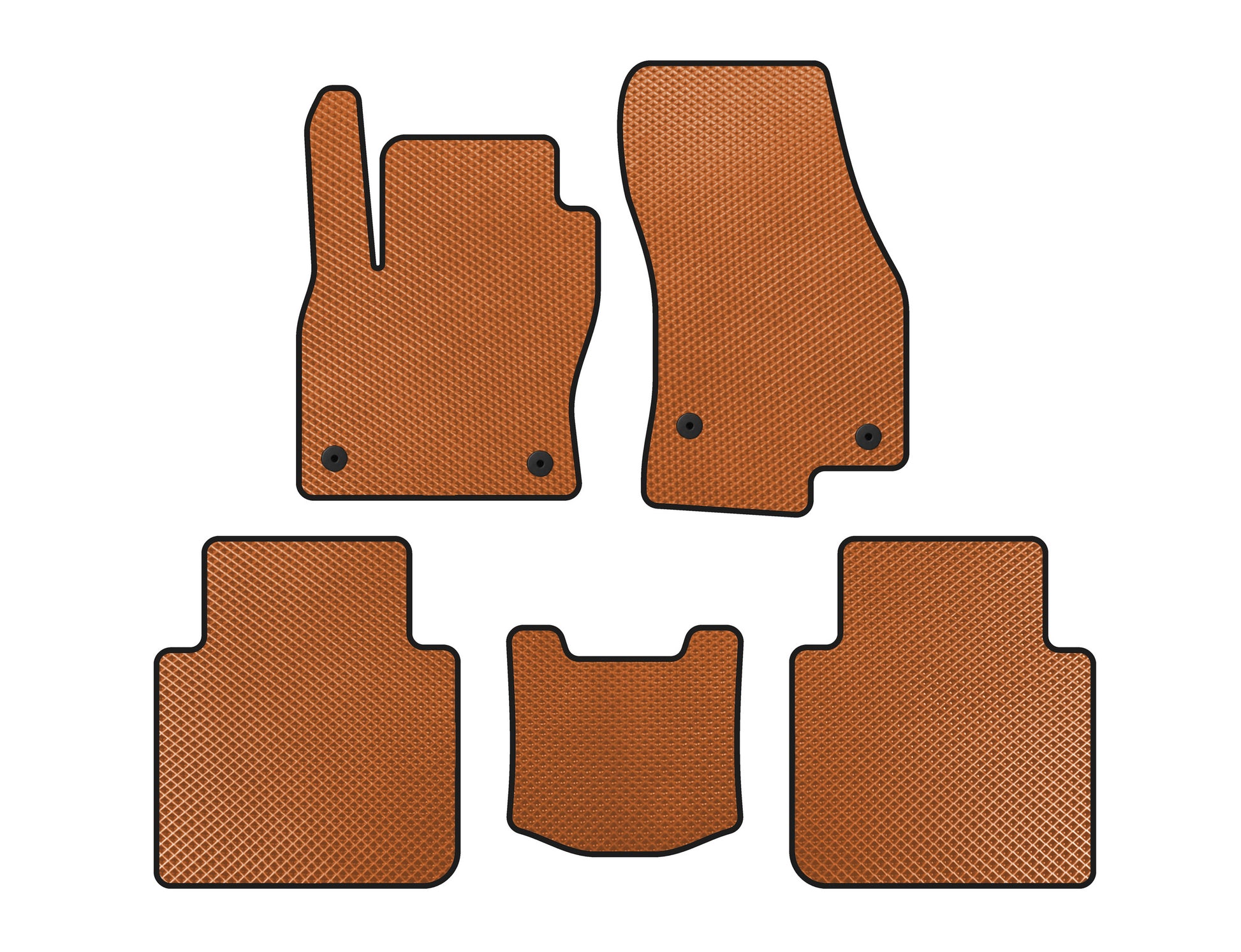 EVA Floor Mats (Orange) for Seat Tarraco 2018- - image 1