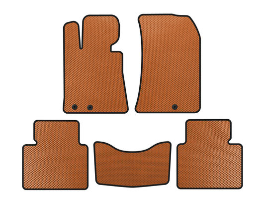 EVA Floor Mats (Orange) for Hyundai Genesis BH 2008-2013 - image 1