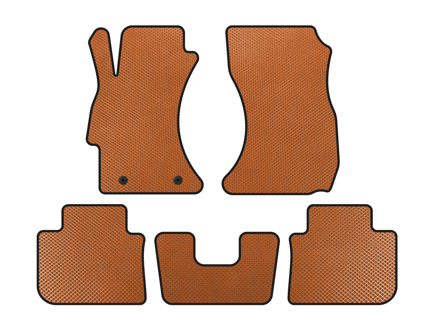 EVA Floor Mats (SD, Orange) for Subaru WRX 2014- - image 1