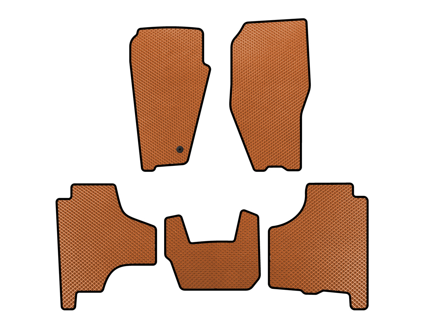EVA Floor Mats (Orange) for Dodge Nitro 2006-2011 - image 1
