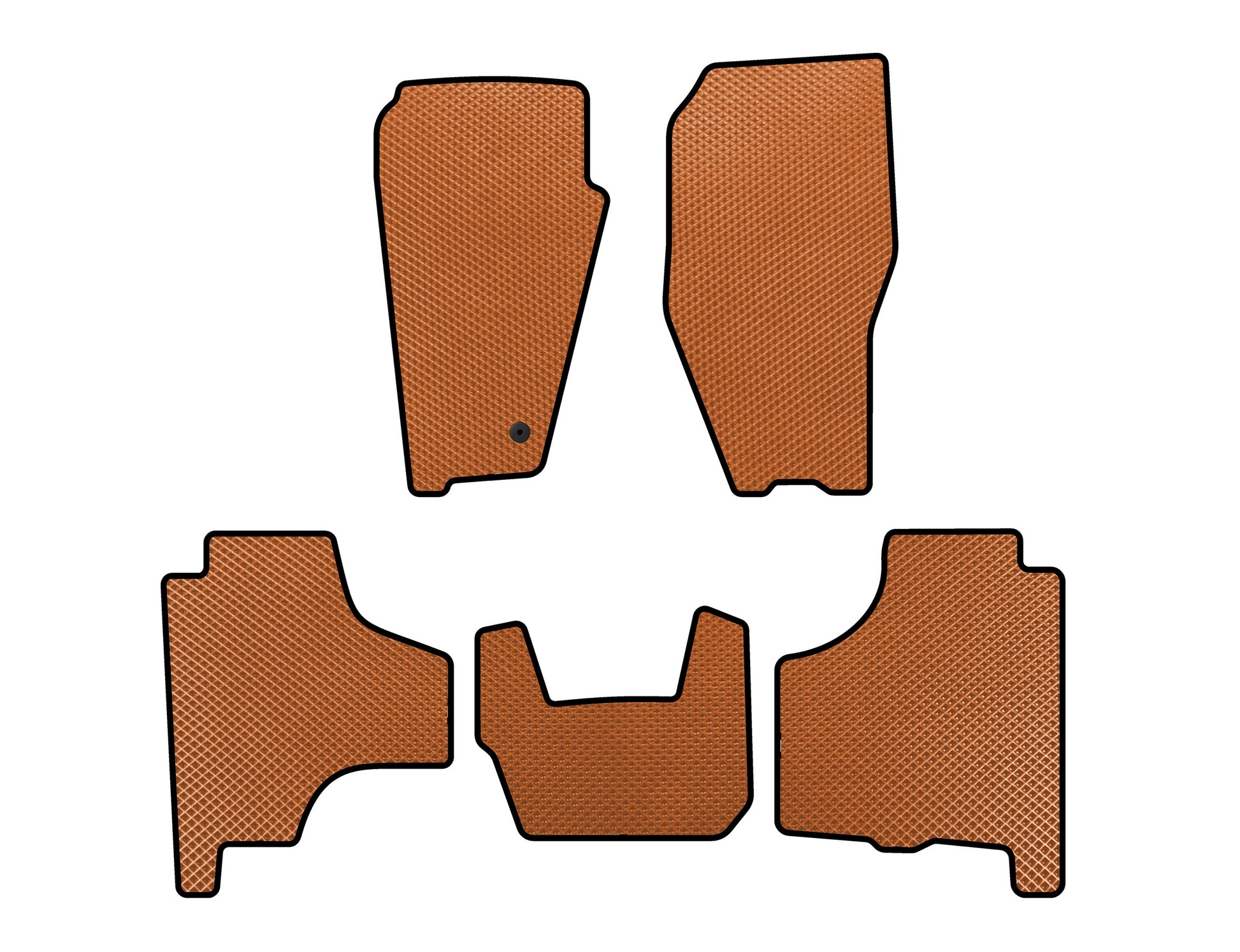 EVA Floor Mats (Orange) for Dodge Nitro 2006-2011 - image 1