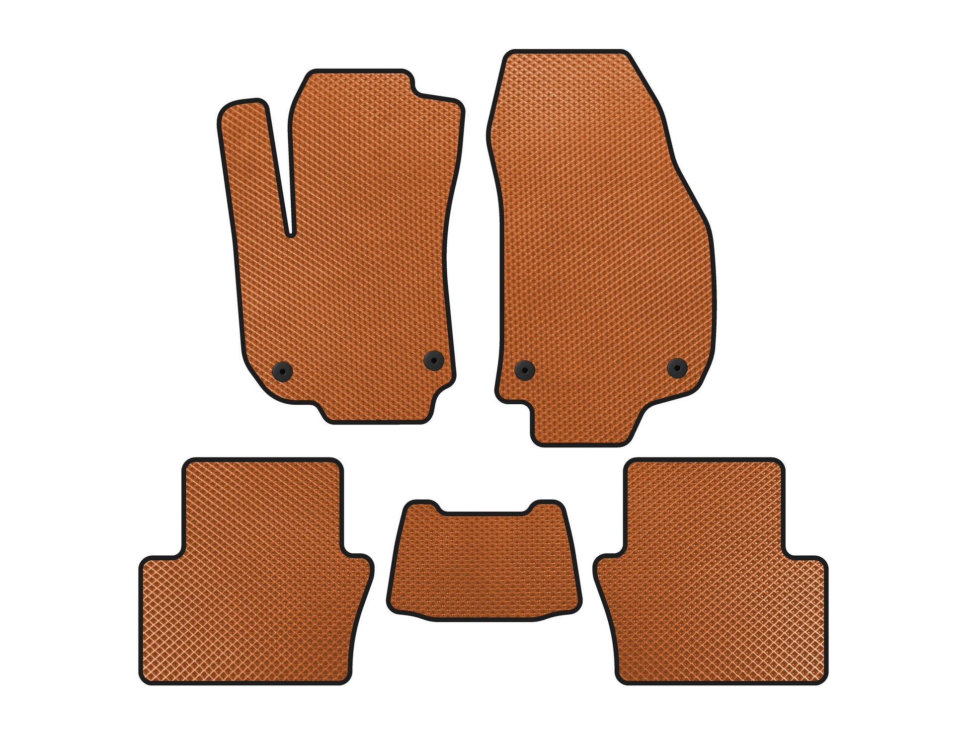 EVA mats (2 rows, Orange) for Opel Zafira B 2005-2011 - image 1