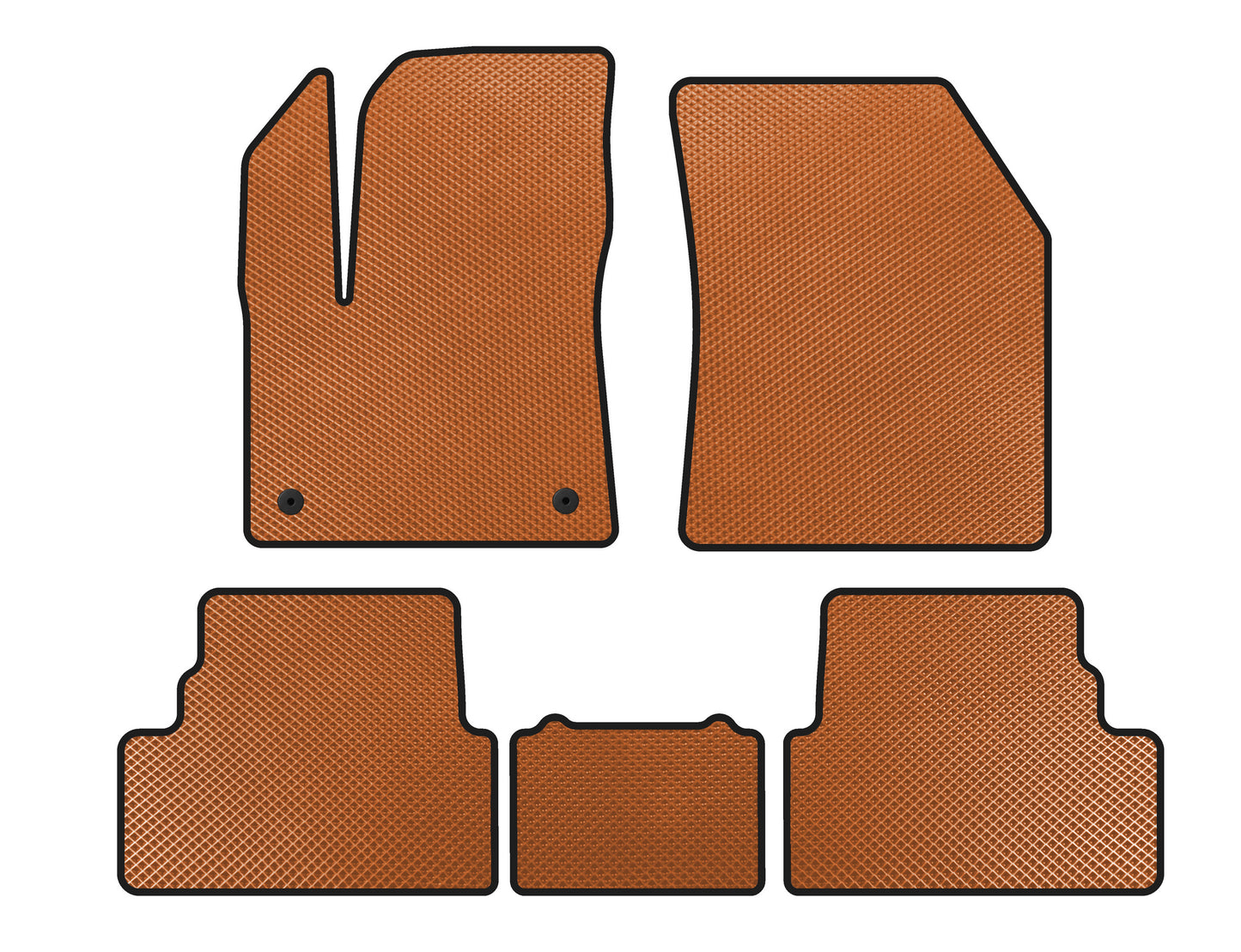 EVA Floor Mats (2017-2021, Orange) for Opel Grandland X 2017- - image 1