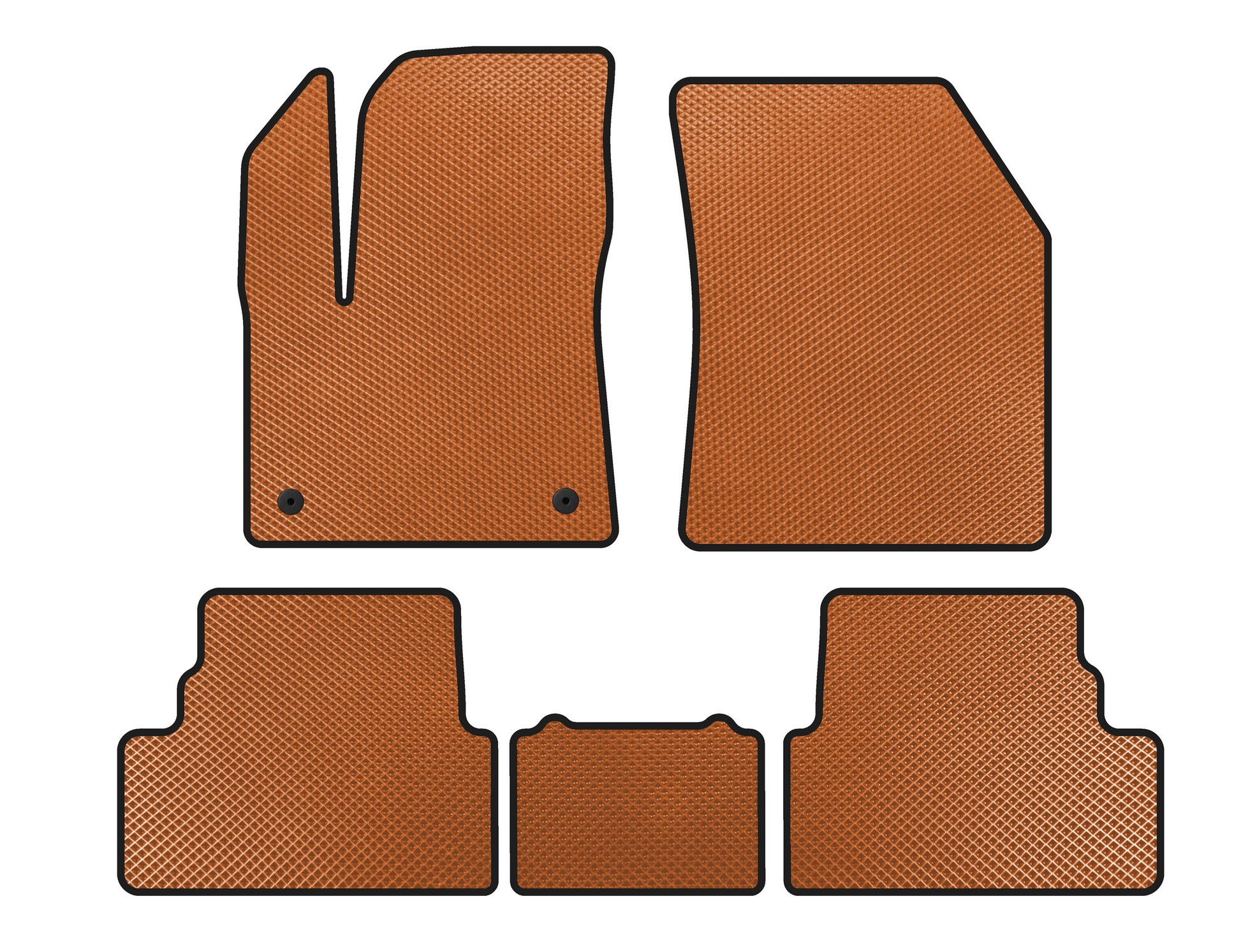 EVA Floor Mats (2017-2021, Orange) for Opel Grandland X 2017- - image 1