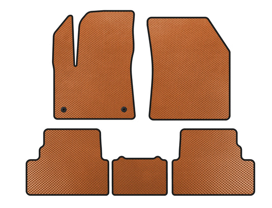 EVA Floor Mats (2017-2021, Orange) for Opel Grandland X 2017- - image 1