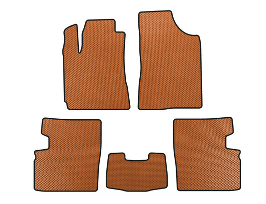 EVA Floor Mats (2009-2014, HB, 5-Door, Orange) for Geely Emgrand EC7 2009- - image 1