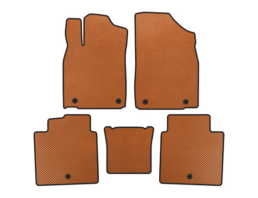 EVA floor mats (2012-2015, SD, Orange) for Lexus ES 2012-2018 - image 1
