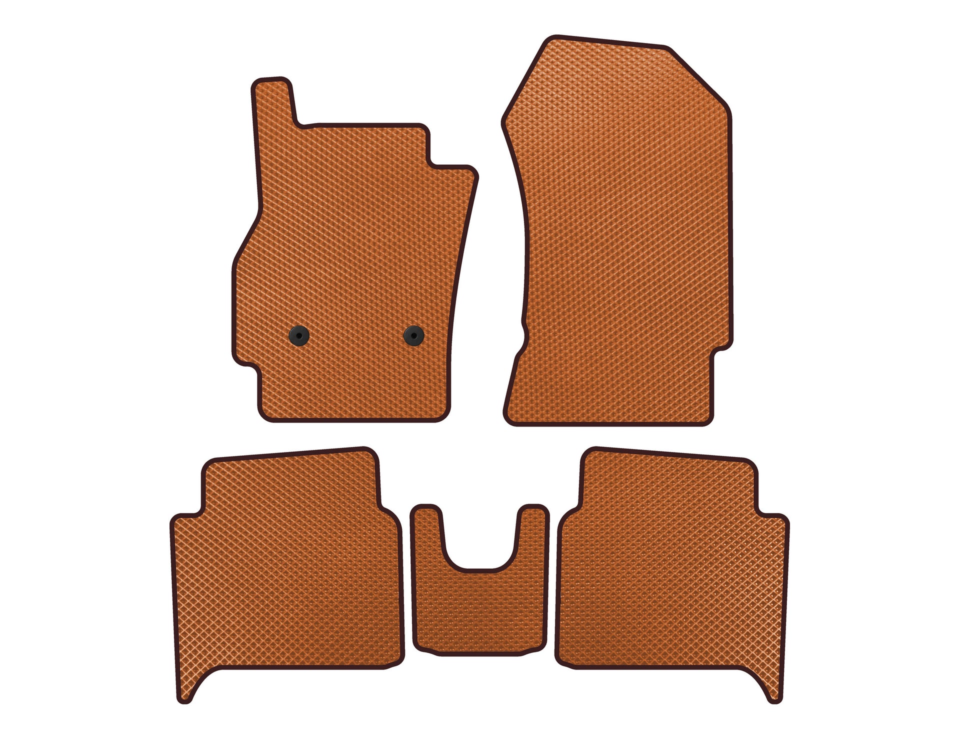 EVA Floor Mats (HB, Orange) for Renault Zoe 2012-2019 - image 1