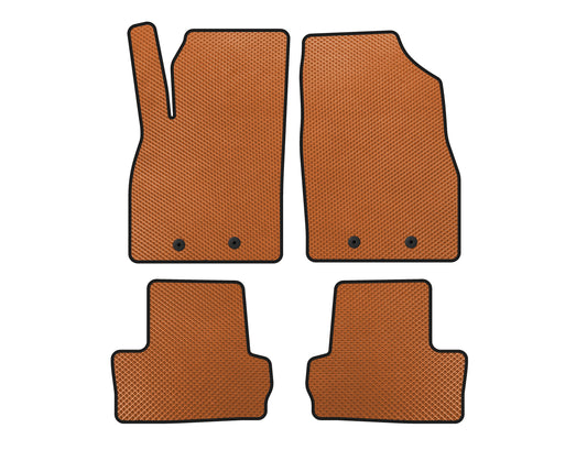 EVA Floor Mats (LB, Hybrid, Orange) for Opel Ampera 2011-2016 - image 1