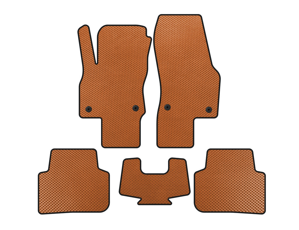 EVA Floor Mats (Orange) for Audi Q3 2019- - image 1