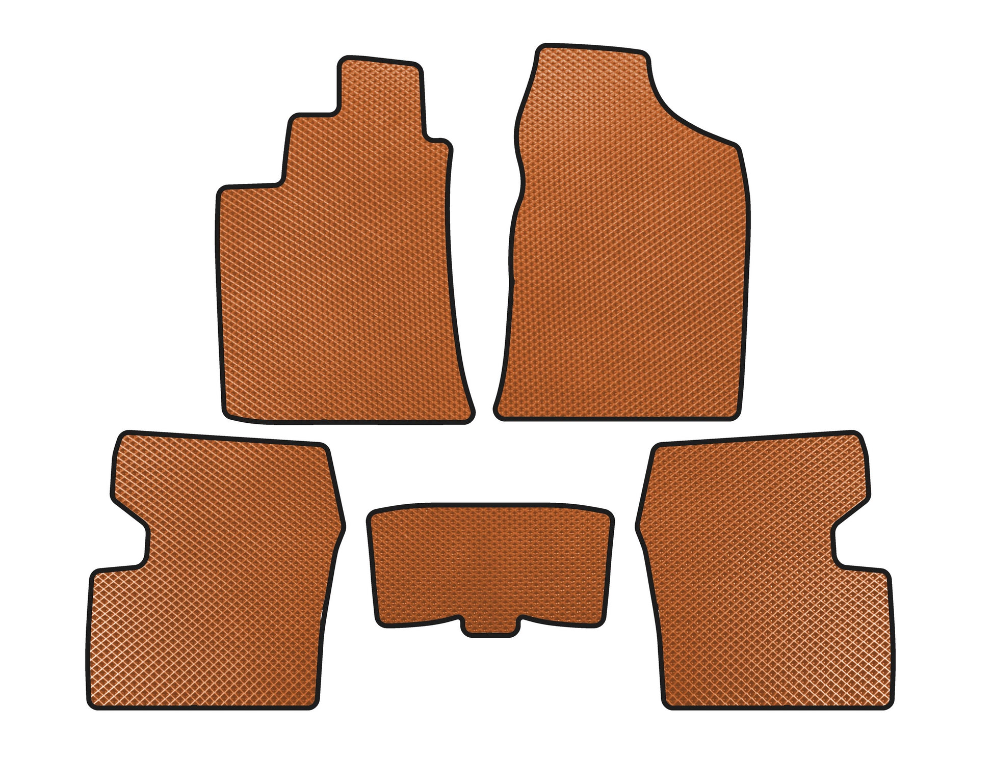 EVA Floor Mats (SD, Orange) for Lifan 620 Solano 2007- - image 1