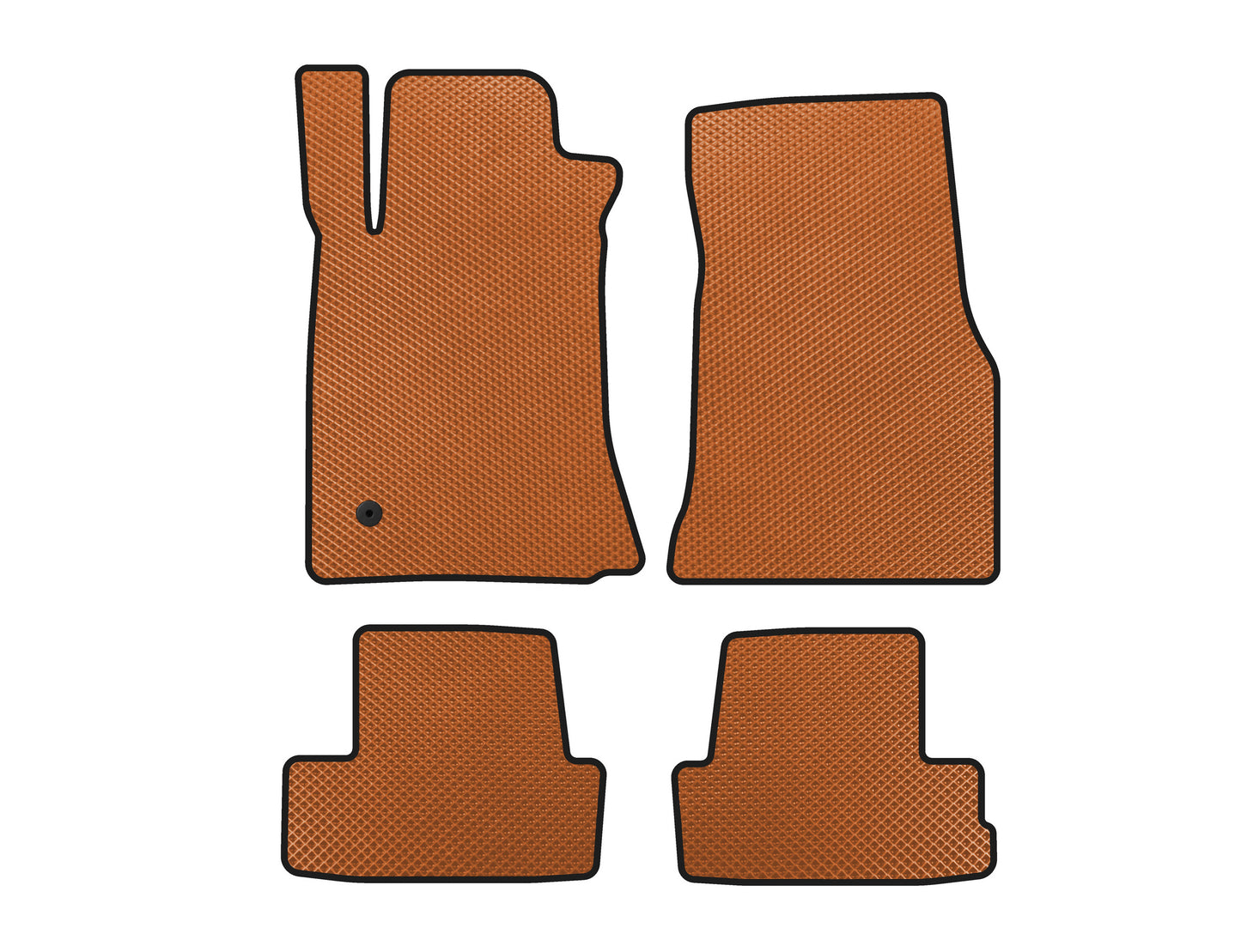 EVA Floor Mats (2005-2009, GT, Coupe, Orange) for Ford Mustang 2005-2014 - image 1