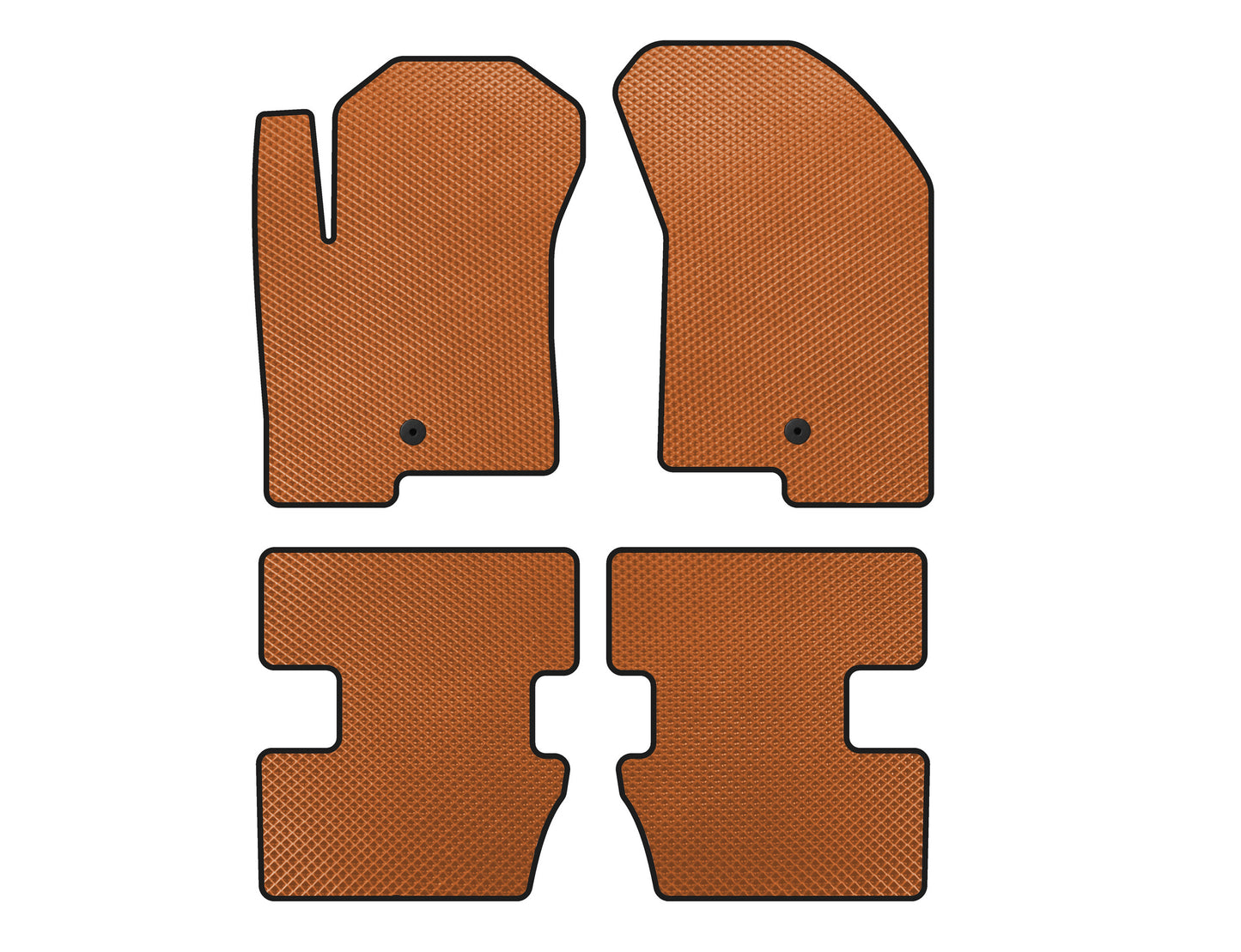 EVA Floor Mats (2006-2011, Orange) for Jeep Compass 2006-2016 - image 1