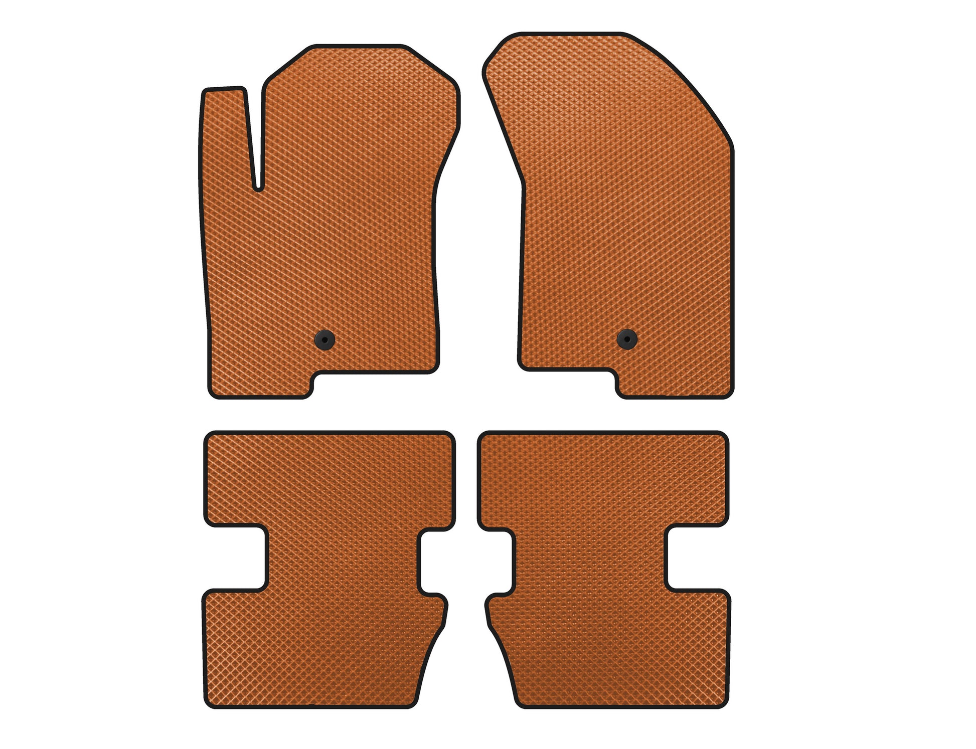 EVA Floor Mats (2006-2011, Orange) for Jeep Compass 2006-2016 - image 1