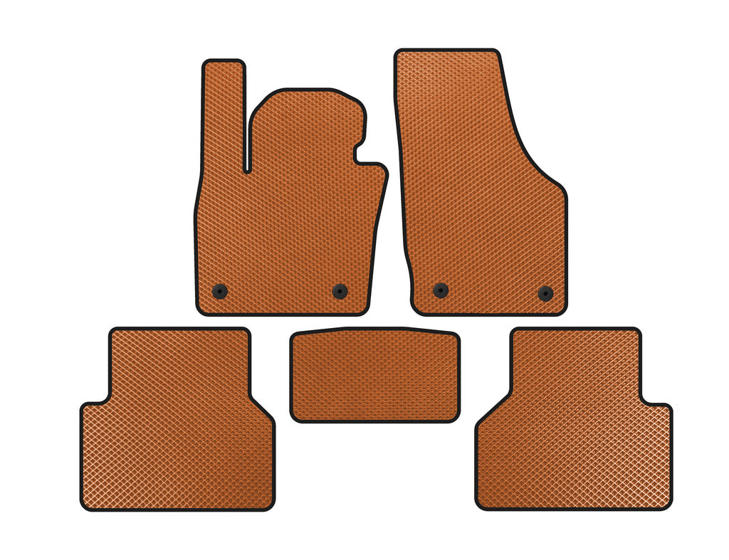 EVA Floor Mats (Orange) for Audi Q3 2011-2019 - image 1
