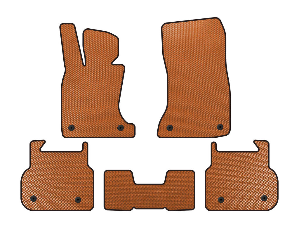 EVA Floor Mats (for F01, Orange) for BMW 7 Series F01/F02 2008-2015 - image 1
