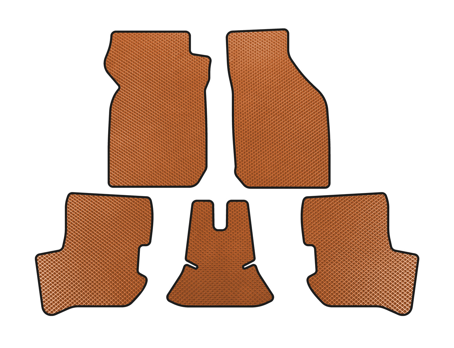 EVA Floor Mats (HB, Orange) for Ford Ka 1996-2008 - image 1