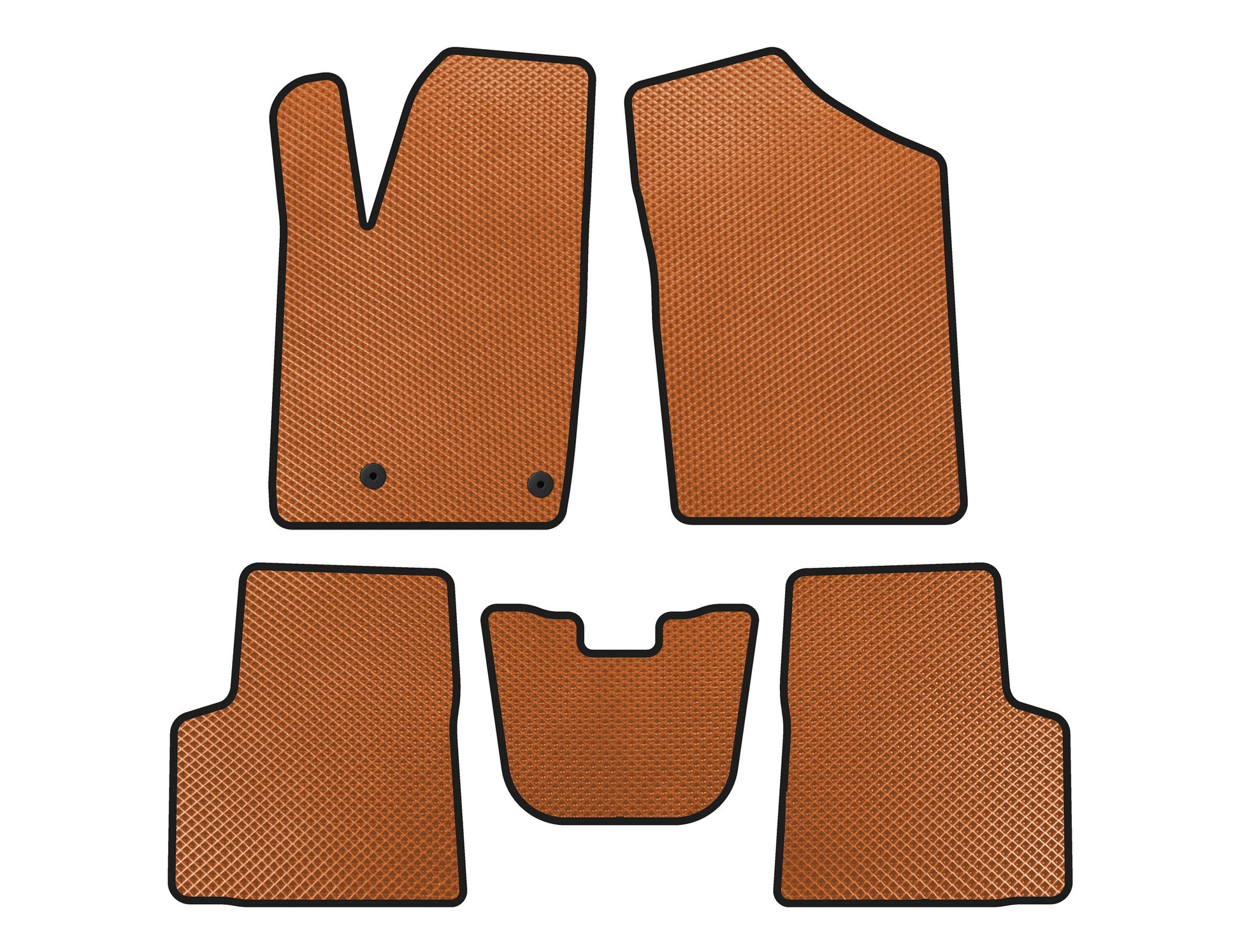 EVA Floor Mats (Orange) for Peugeot Partner 1996-2008 - image 1