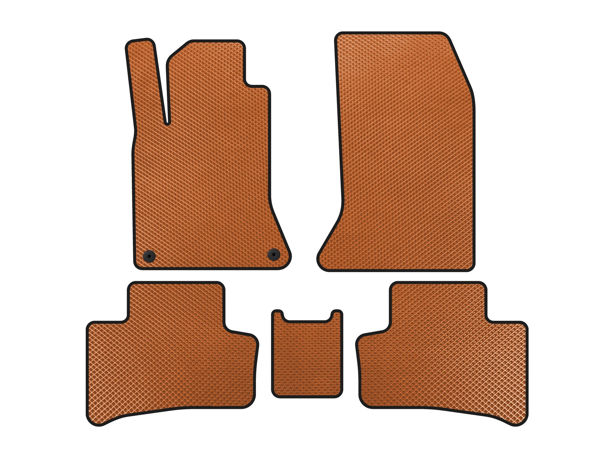 EVA Floor Mats (2011-2015, Electric, Orange) for Mercedes B-class W246 2011-2018 - image 1