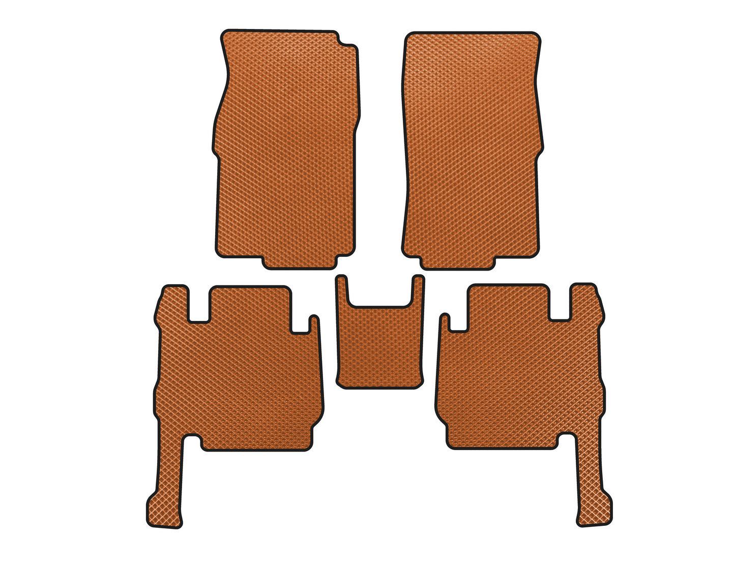 EVA Floor Mats (Orange) for GreatWall Wingle 5 2006- - image 1