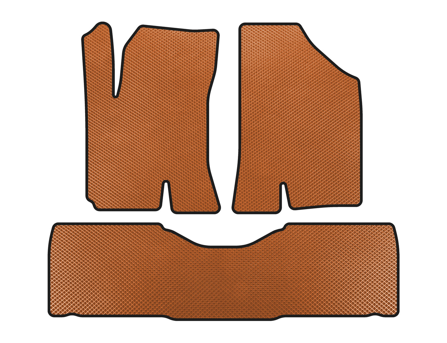 EVA Floor Mats (6-Seater/Electric, Orange) for Leopaard CS9EV 2017- - image 1