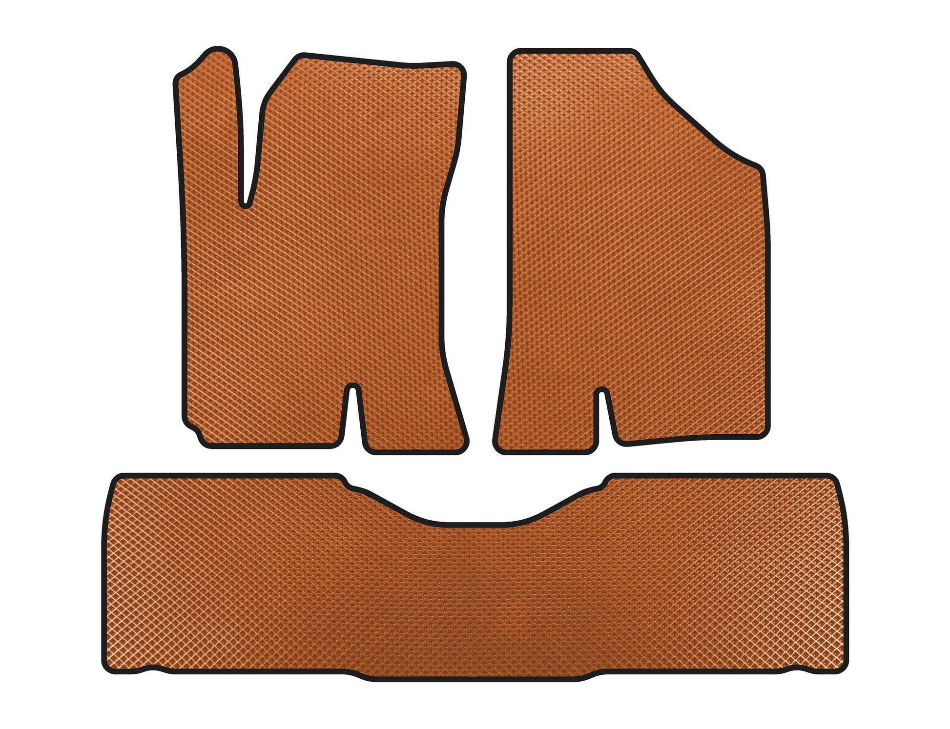 EVA Floor Mats (6-Seater/Electric, Orange) for Leopaard CS9EV 2017- - image 1