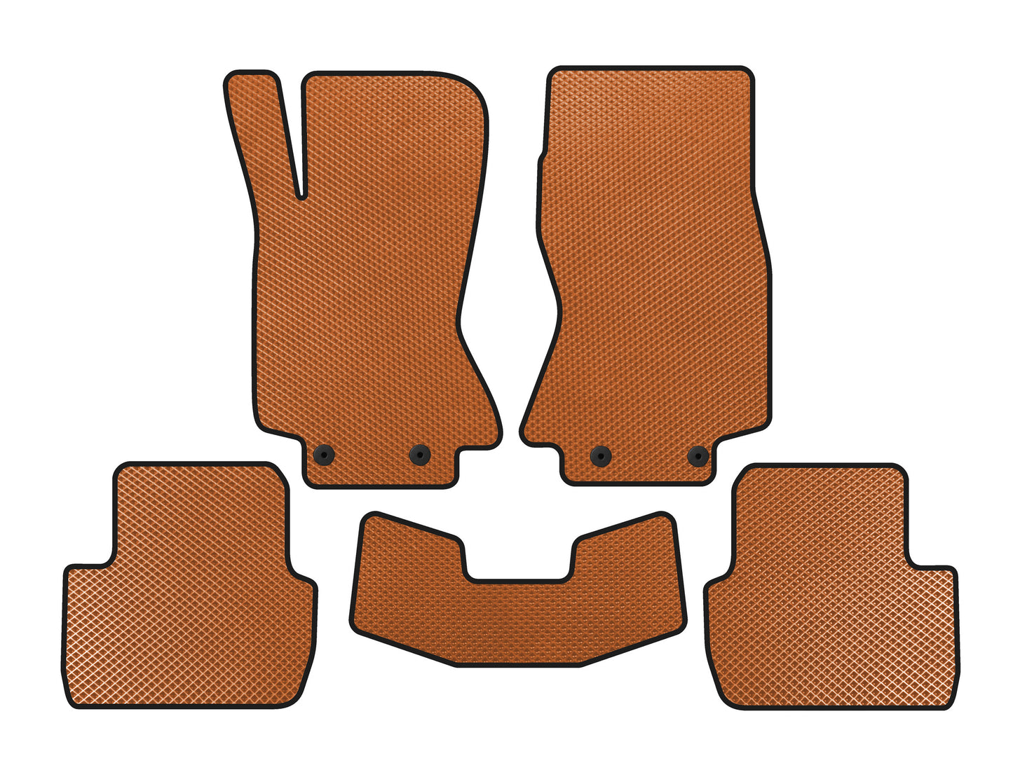 EVA mats (Orange) for Jaguar S-Type 1999-2008 - image 1