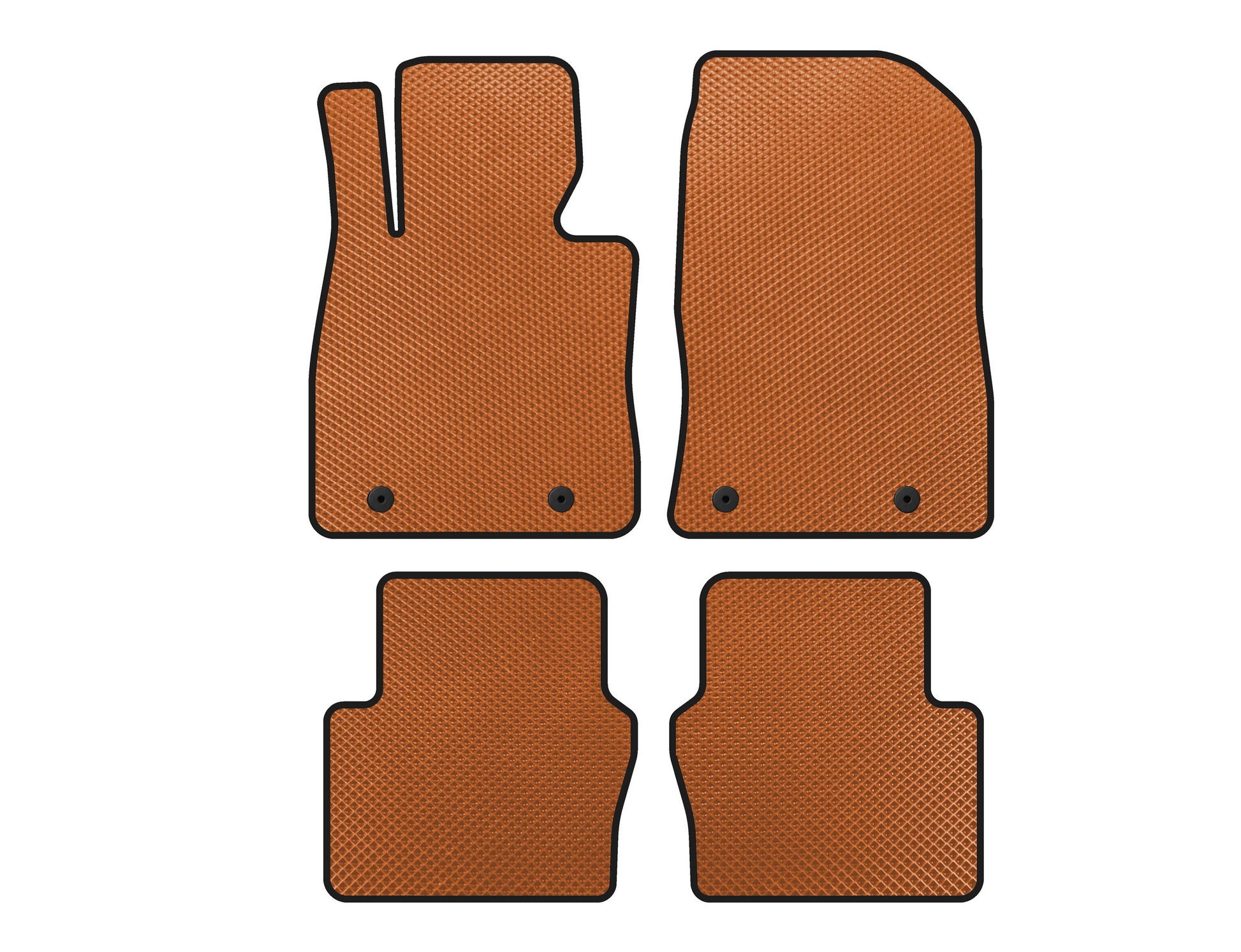 EVA Floor Mats (Electro, 2017-2020, SD, Orange) for Toyota Yaris 2010-2020 - image 1