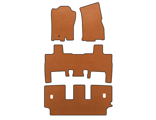 EVA Floor Mats (2007-2014, Orange) for Ford Expedition 2007-2017 - image 1
