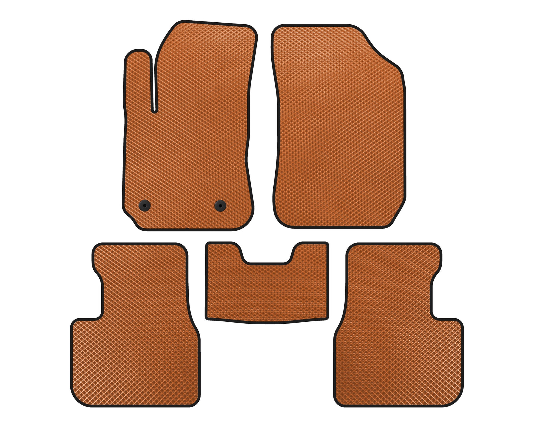 EVA Floor Mats (Orange) for Citroen Cactus 2014-2020 - image 1
