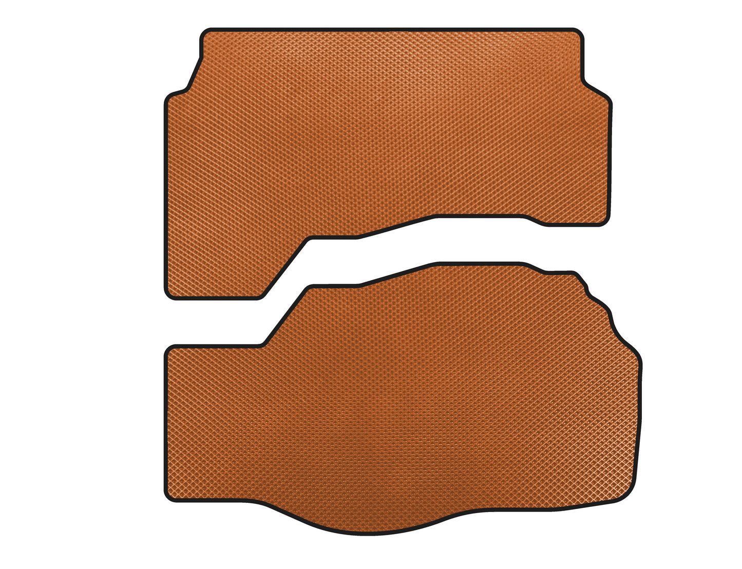 Trunk Mat (2014-2019, SD, Hybrid, Europe, Orange) for Ford Mondeo 2014-2022 - image 1