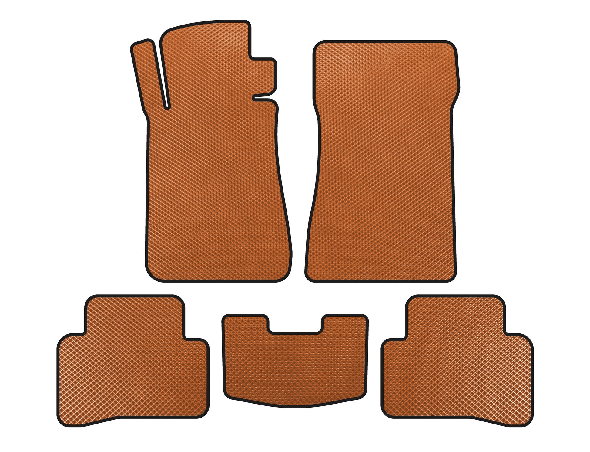 EVA Floor Mats (SD, Orange) for Mercedes C-class W202 1993-2001 - image 1