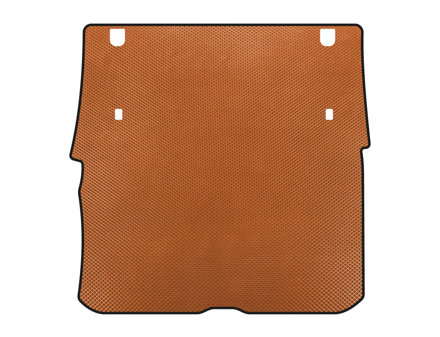 EVA Trunk Mat (2015-2018, without 3rd row, 8-seater, USA, Orange) for Honda Pilot 2015-2022 - image 1