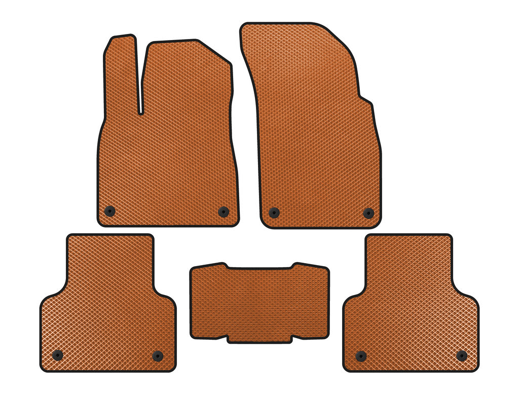 EVA Floor Mats (Orange) for Audi Q8 2018- - image 1