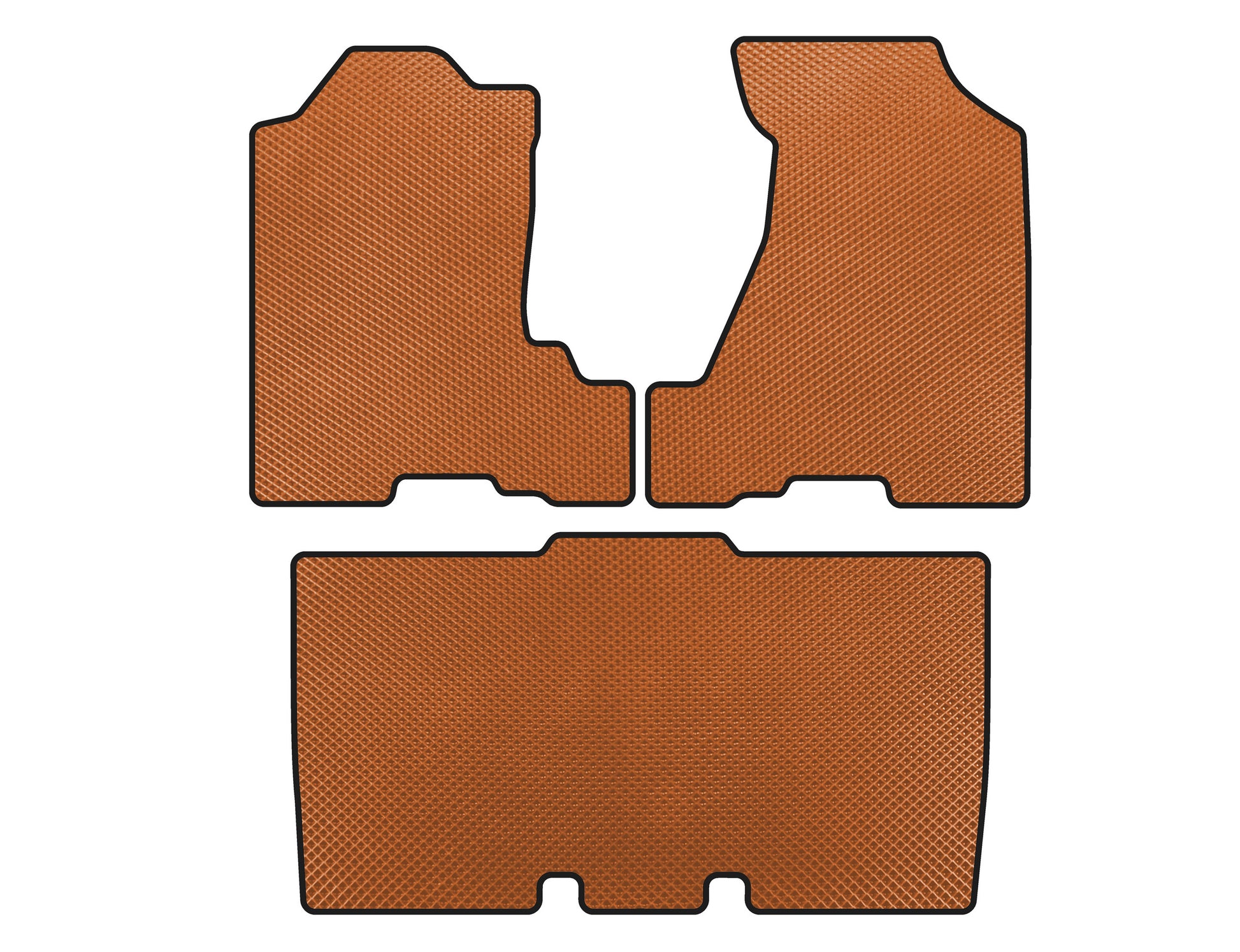 EVA Floor Mats (Orange) for Honda Element 2003-2011 - image 1