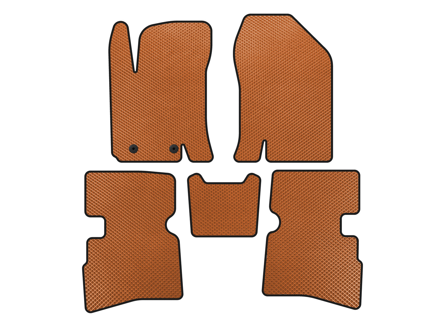 EVA Floor Mats (Orange) for JAC S4 2018- - image 1