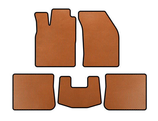 EVA Floor Mats (SD, Orange) for Chery Elara/Alia/Fora/A5 2006- - image 1