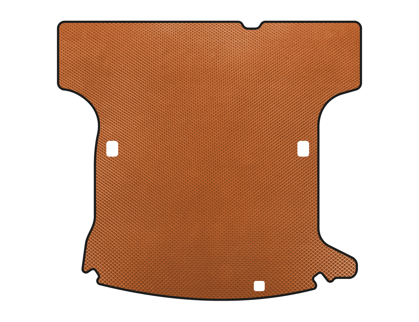 Trunk Mat (2005-2009, SW, 5-Seater, Orange) for Renault Logan I 2005-2008 - image 1