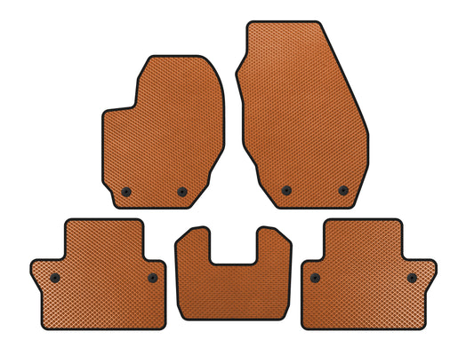 EVA Floor Mats (Orange) for Volvo V70 2007-2013 - image 1
