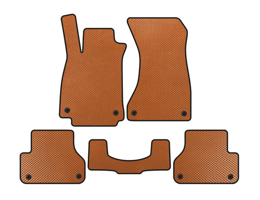 EVA Floor Mats V1 (Sedan, Orange) for Audi A5 2016-2025 - image 1