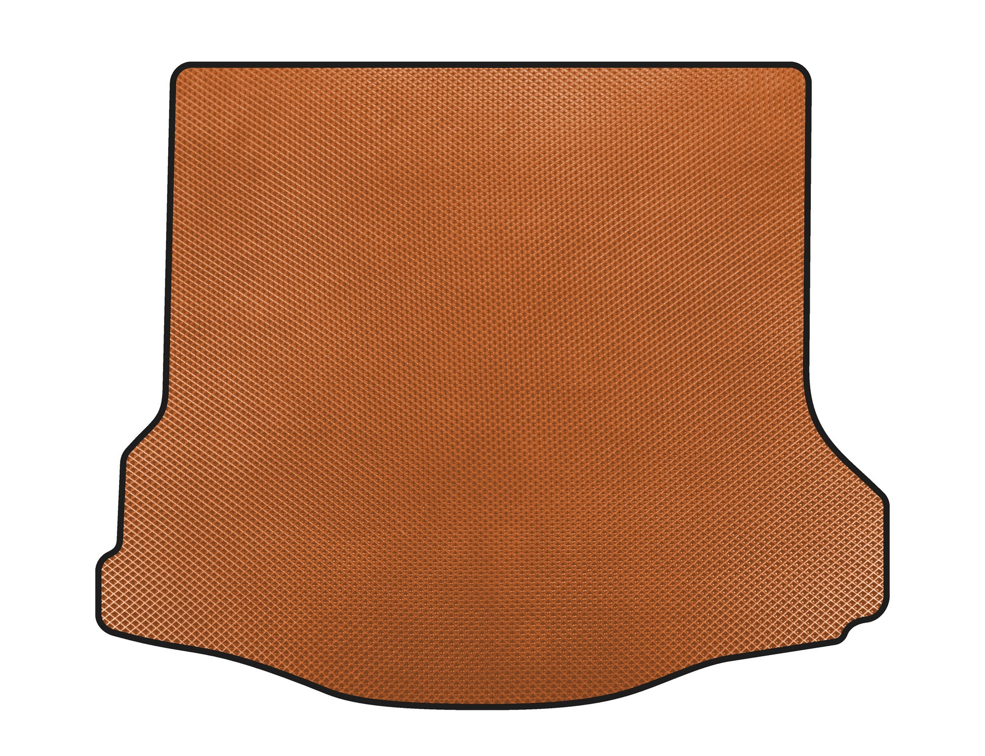 Trunk Mat (2011-2014, SD, USA, Orange) for Ford Focus III 2011-2017 - image 1