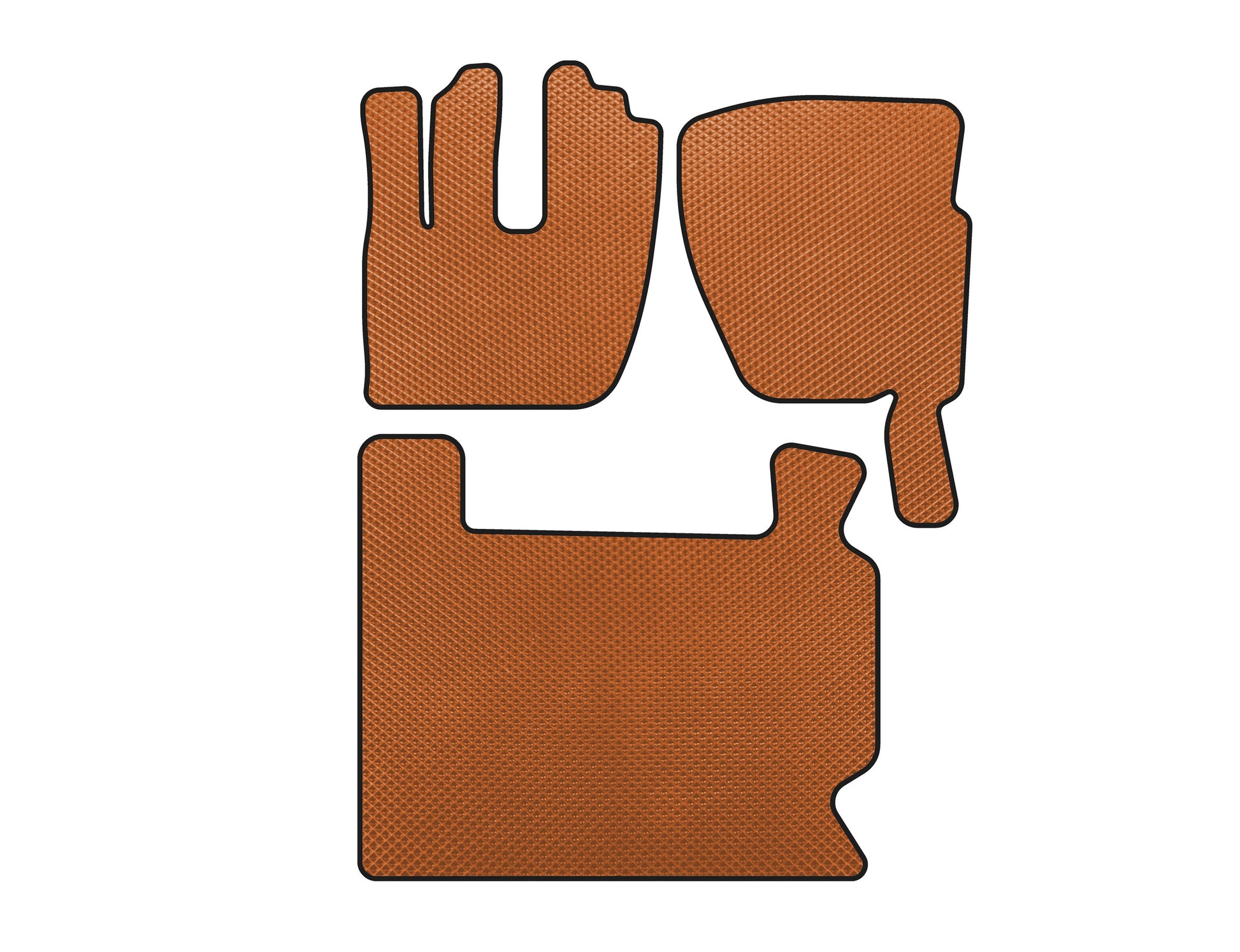 EVA Floor Mats (Orange) for Renault Premium 2006-2013 - image 1