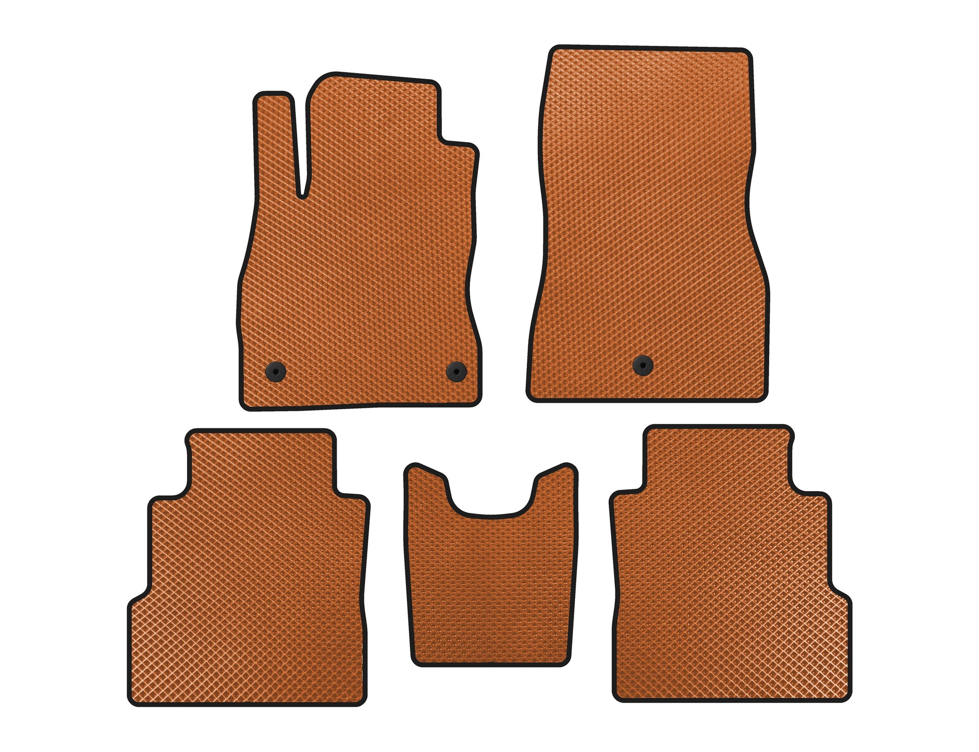 EVA mats (Orange) for Nissan Kicks - image 1