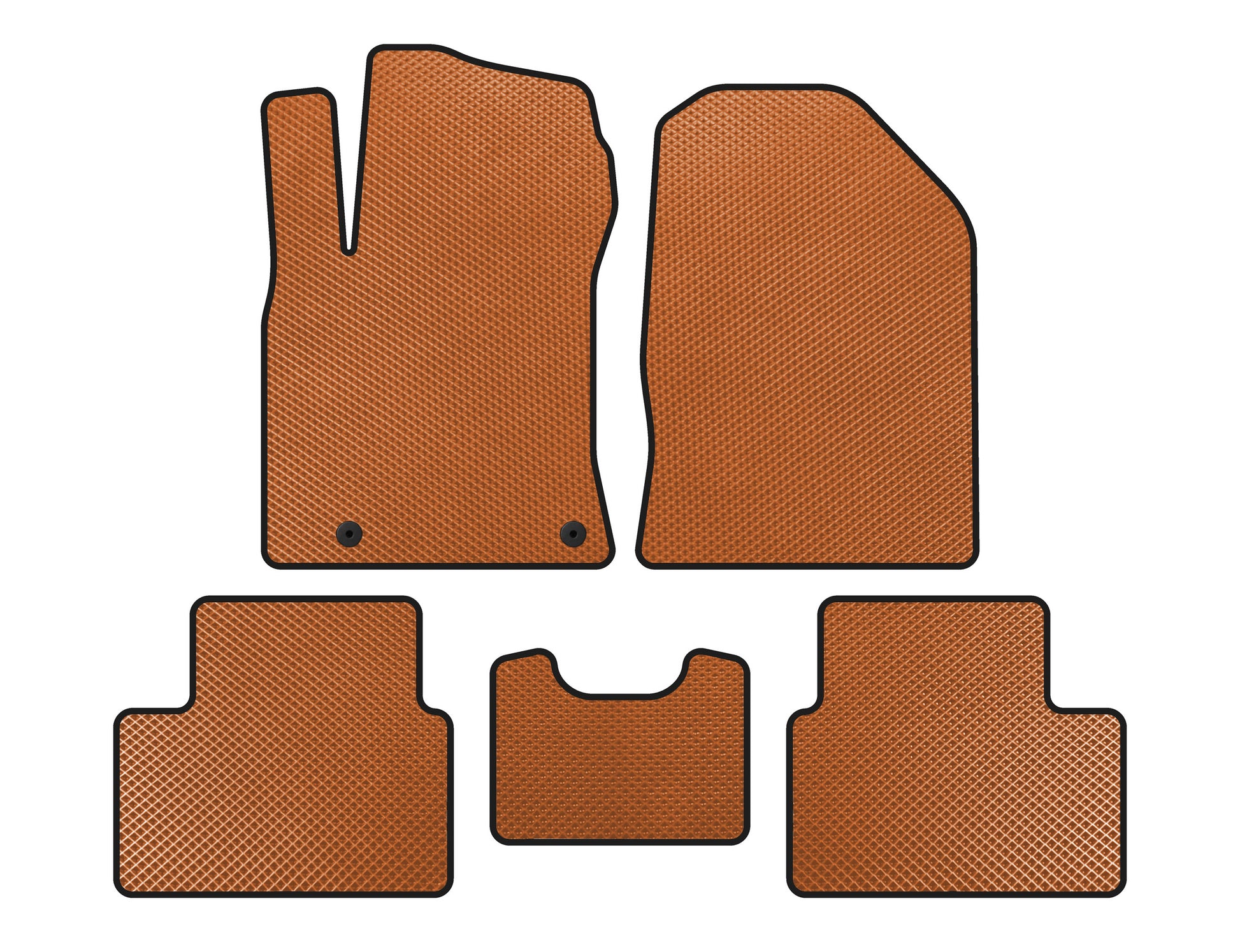 EVA Floor Mats (Orange) for Kia Cerato 4 2019- - image 1