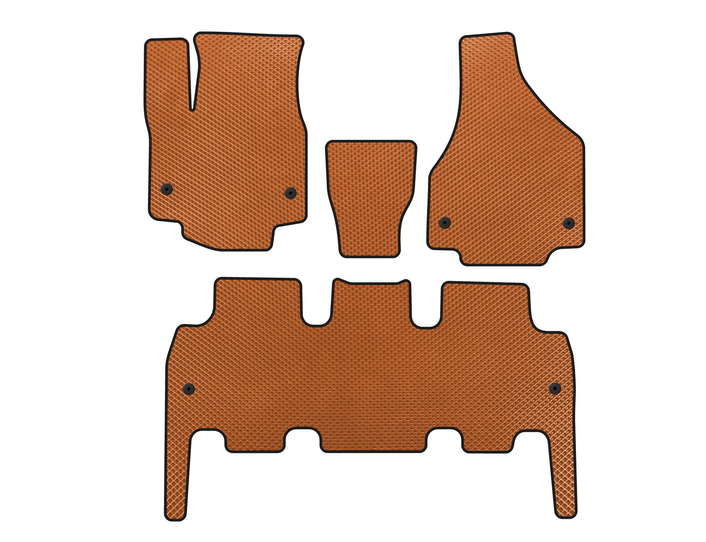 EVA Floor Mats (Orange) for Chrysler Pacifica 2016- - image 1