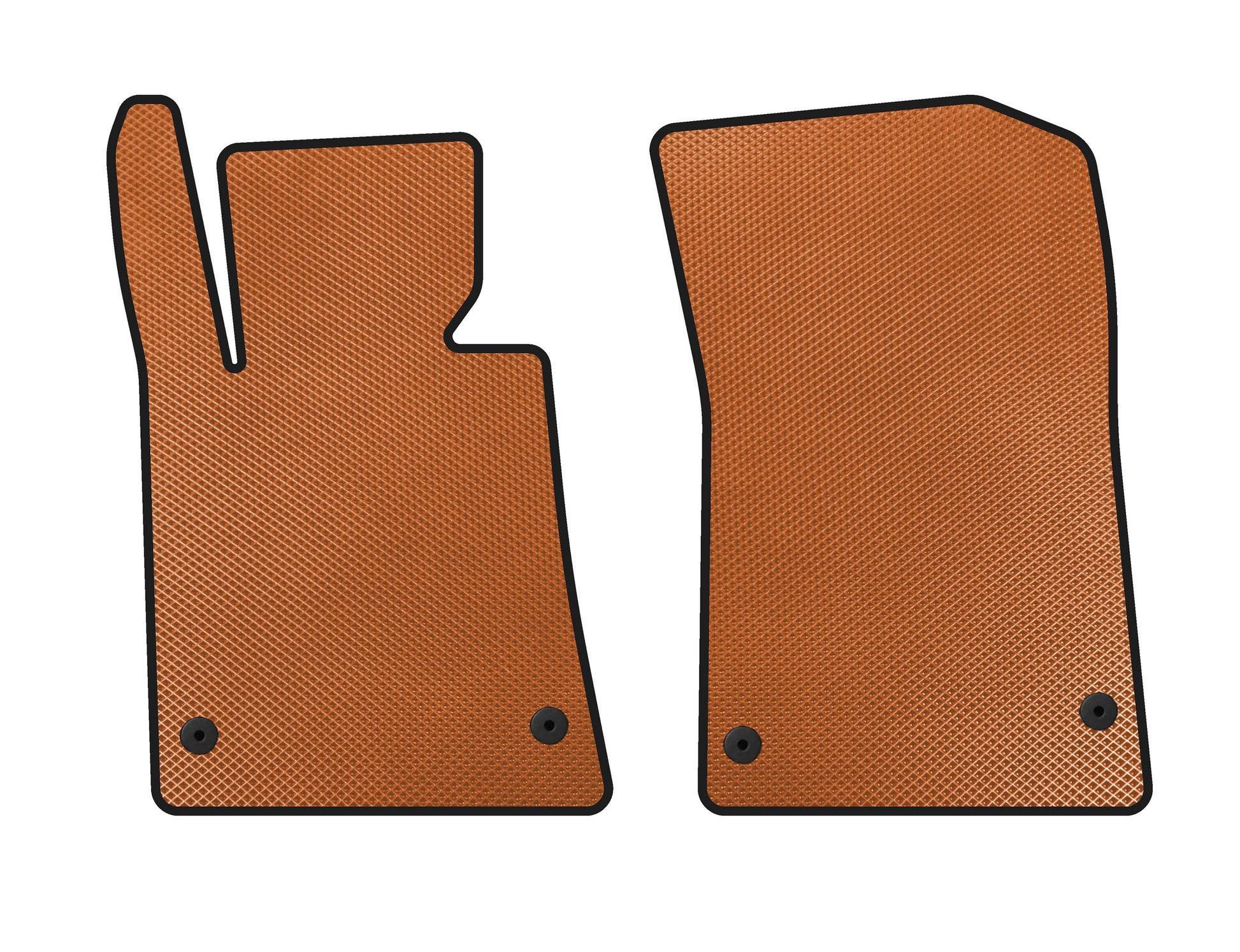 EVA Floor Mats (Roadster, Orange) for Mercedes SLK R172 2011-2016 - image 1